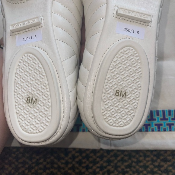 Tory Burch quilted ballet in Napa queens day ivory color - Picture 4 of 5